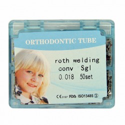50 Kits Dental Orthodontisch Roth Weldable Converteerbaar Buccal Tubes Slot 018