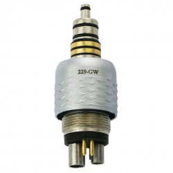 Yusendent Dental Koppelstuk voor glasvezel 6 Pin Snelkoppeling W&H Roto CX229-GW