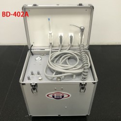 BD402A draagbare tandheelkundige turbine-eenheid (luchtCompressor + zuig + triplex spuit)