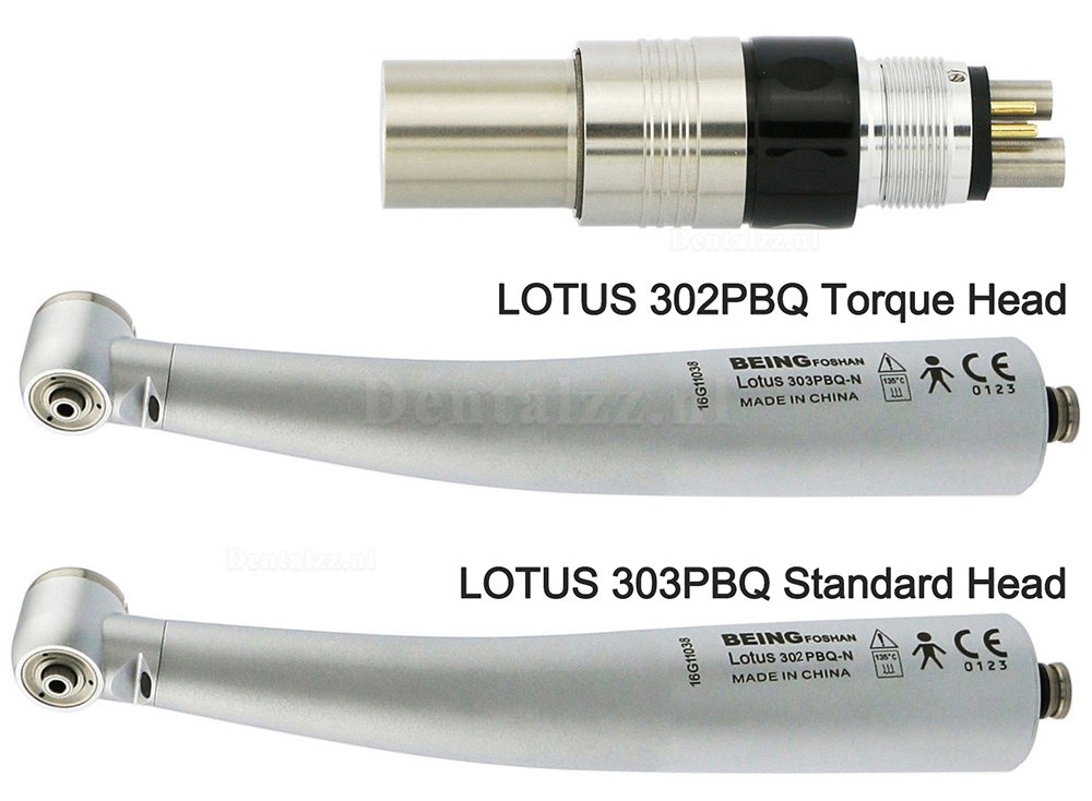 Being Lotus 302/303PBQ Glasvezel Turbine Handstuk met NSK Phatelus-koppeling