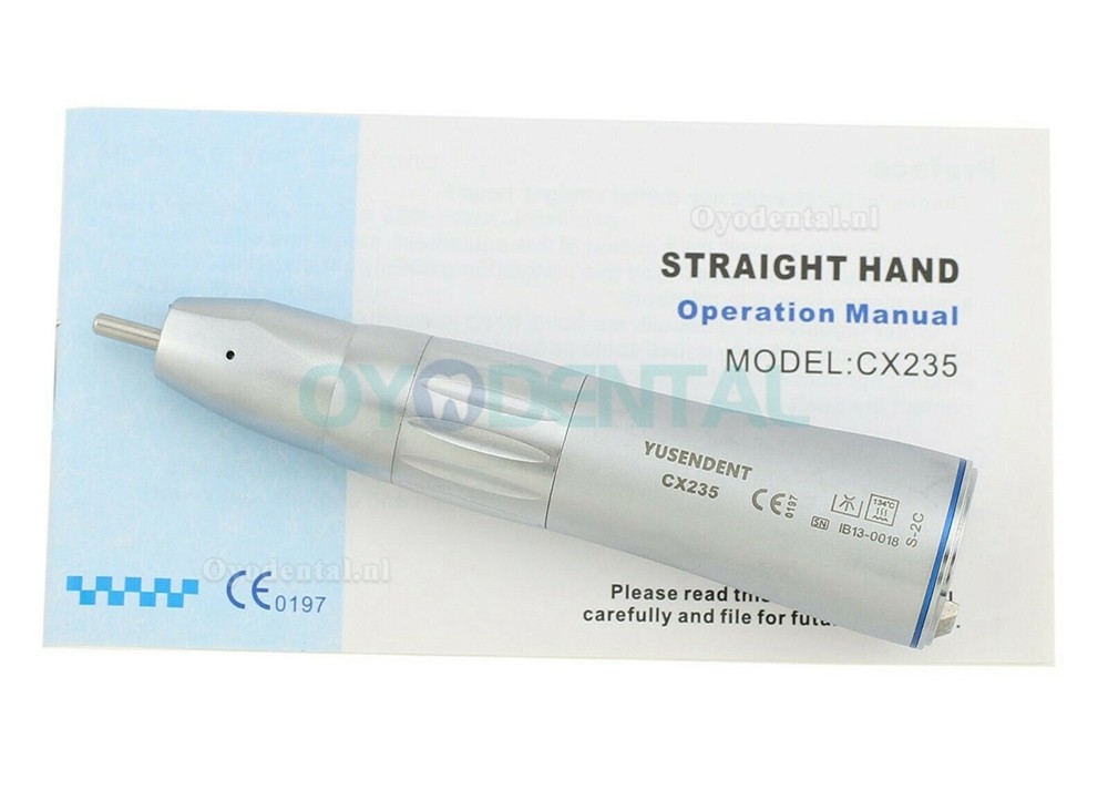 YUSENDENT® COXO CX235-2C handstuk met rechte neus (glasvezel binnenwaternevel)