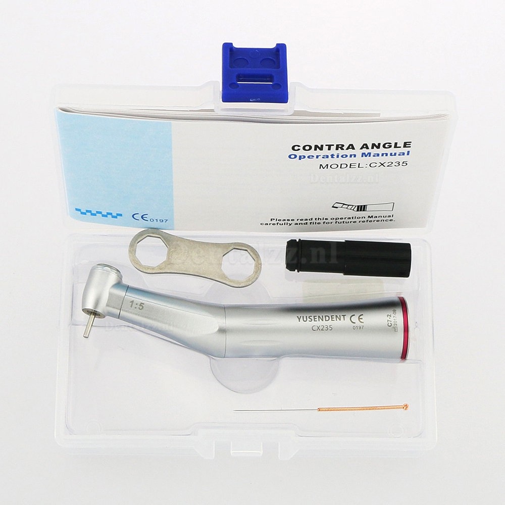 YUSENDENT COXO CX235C7-2 Dental 1: 5 Hoekstuk Handstuk Innerlijk Water E-type Drukknop Handstuk