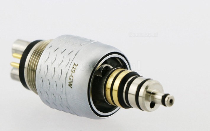 YUSENDENT COXO CX229-GW Dental Koppelstuk voor Glasvezel 6 Gaten Snelkoppeling Fit W&H