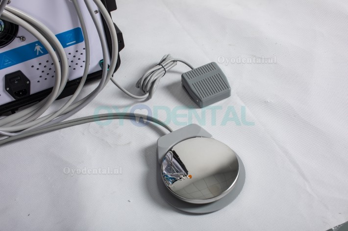 Greeloy® GU-P208 Draagbare Tandheelkundige Unit + Elektrische Tandmotor + Uithardingslamp + Scaler Handstuk 2/4 Gaten