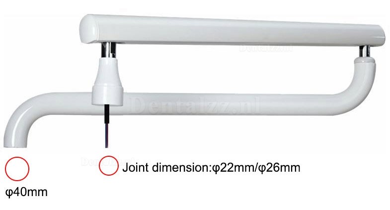 Dental Oral Lamp Arm Support Post voor tandheelkundige Eenheidstoel Model HC-03