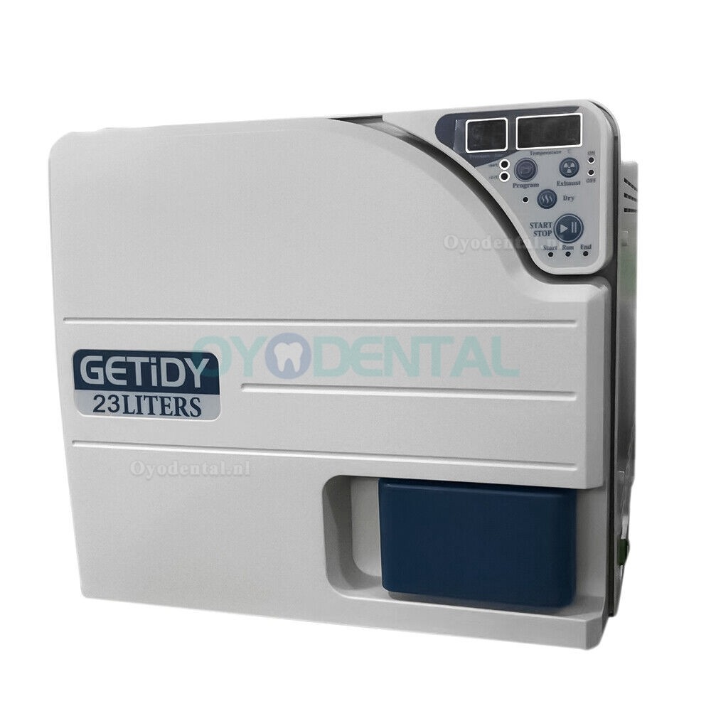 Getidy 18-23L Tandheelkundige digitale vacuümstoomautoclaafsterilisator klasse N met droogfunctie