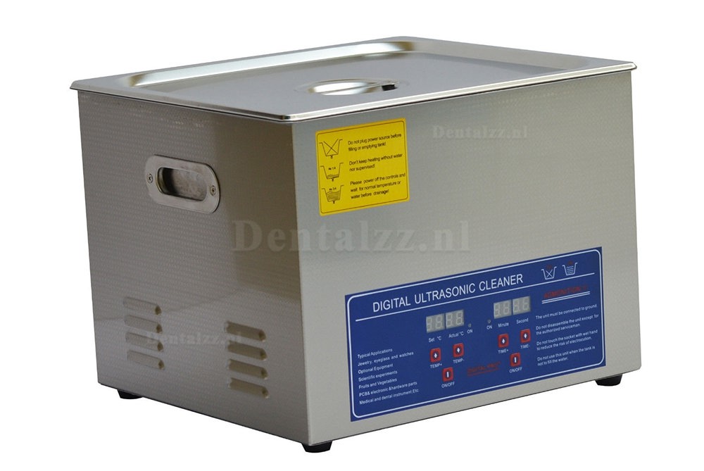 19L roestvrijstalen ultrasone reiniger JPS-70A met digitale bediening LCD en NC-verwarming