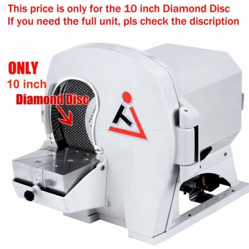 Diamantschuurschijf 10 inch voor Dental Model Trimmer JT-218
