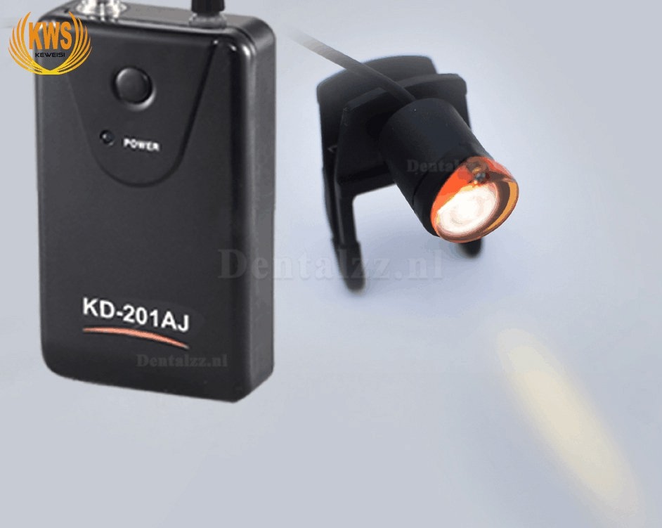 1W LED Dental Chirurgische Hoofdlampen Lamp Hoofdlampen Economic KWS KD-201AJ-1 Clip-on Type