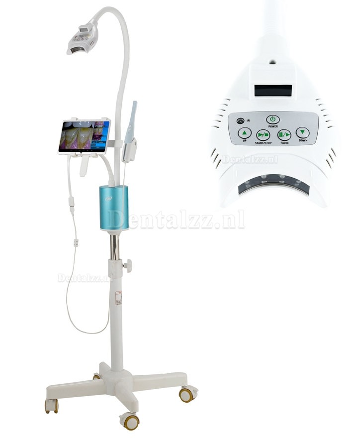 MLG M-66B Professionele tandheelkundige led-bleeklamp met 7 inch LCD-monitor