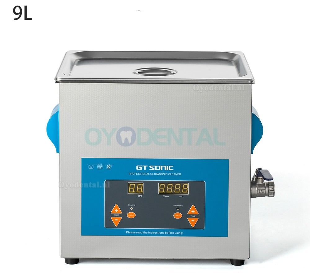 GT SONIC QTD 2-27L Digitale ultrasone reiniger op tafelblad met verwarming voor tandheelkunde laboratorium industrie