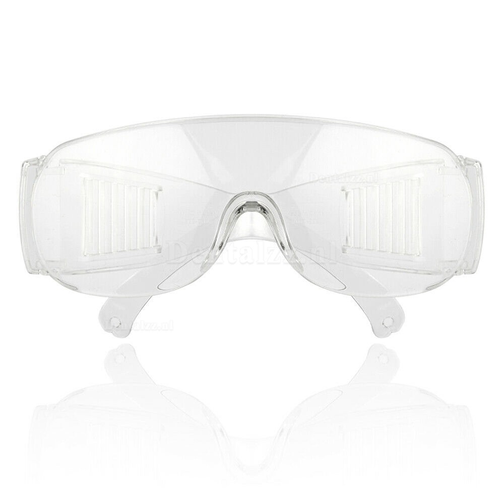 10st Clear veiligheidsbril Bril Anti Fog Lens Work Lab beschermende chemische stof