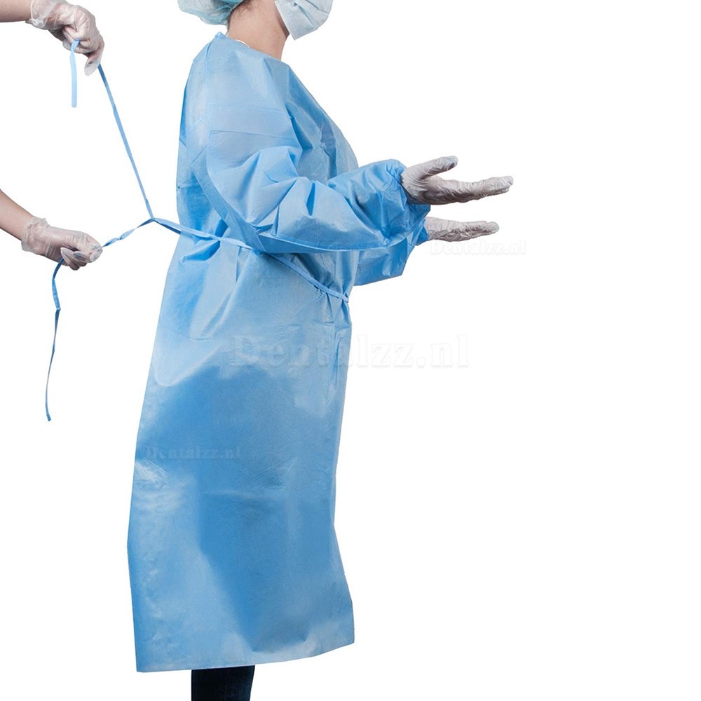 10 stks / set Wegwerp Bandage Overall Chirurgische Jurk Stofdicht Isolatie Kleding Labor Pak Non-woven Beveiliging Kledi