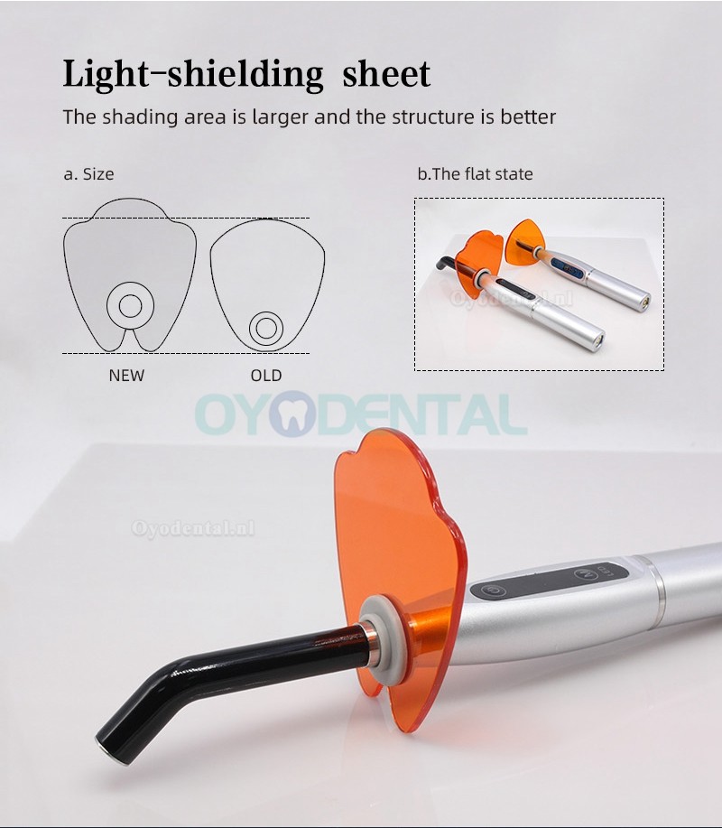 LY® Dental LED Draadloze Uithardingslamp 1500mw 5 kleuren