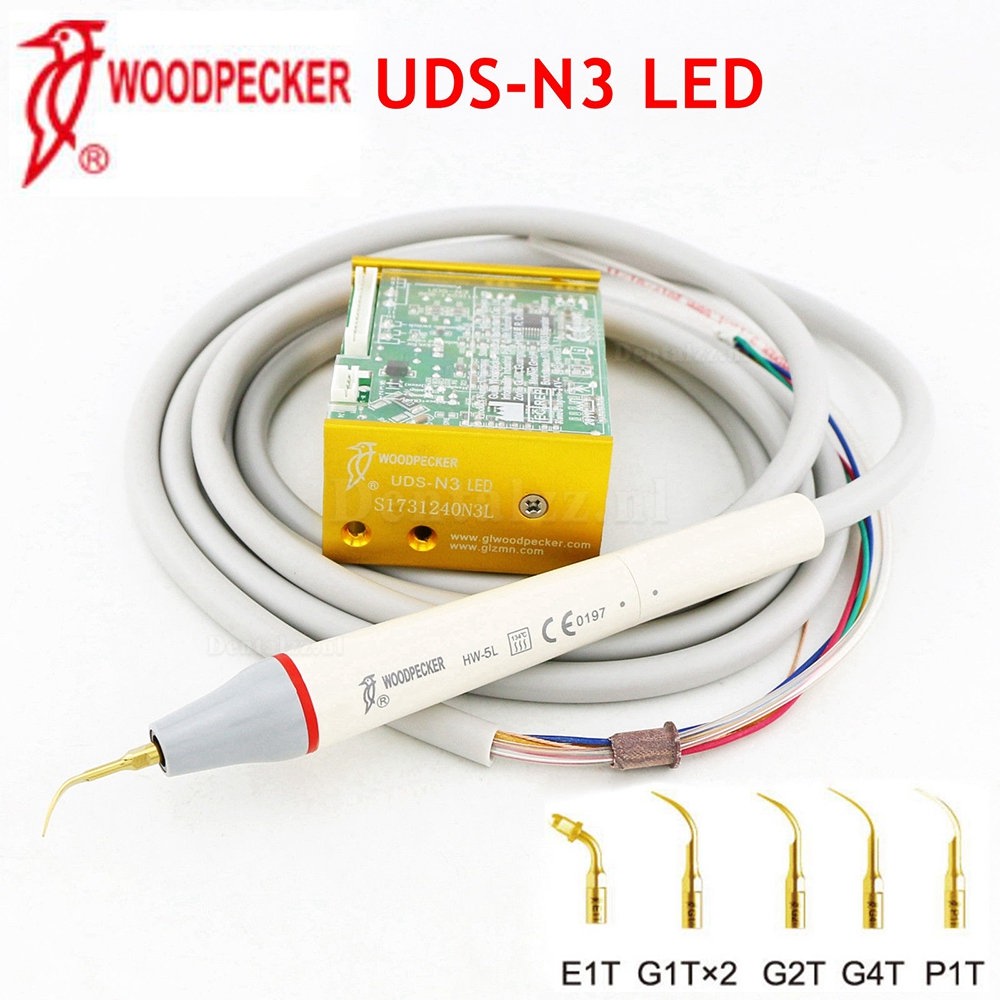 Woodpecker Dental LED Ingebouwde ultrasone scaler Handstuk UDS-N3 LED compatibel met EMS