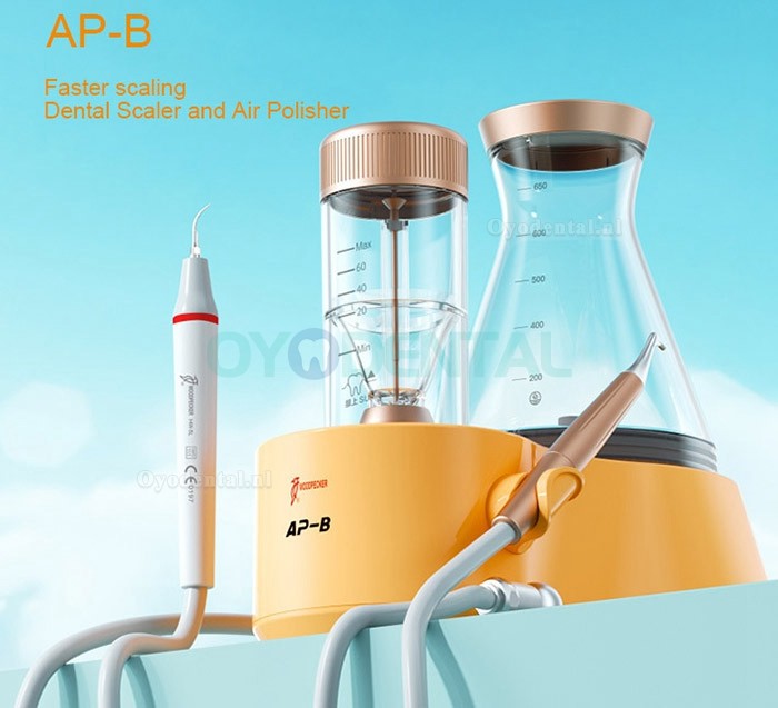 Woodpecker AP-B 2 In 1 Tandheelkundige luchtstroom polijstmachine & ultrasone scaler